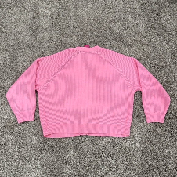 QUEEN OF SPARKLES Pink Bunny Cardigan Large - Picture 4 of 4